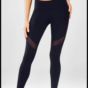 Fabletics Mid-Rise PowerHold Moto Legging